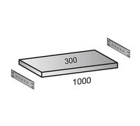 Balda para estantería ensamblable industrial anchura de balda 1000 mm