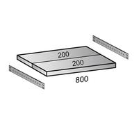 Balda para estantería ensamblable industrial anchura de balda 800 mm