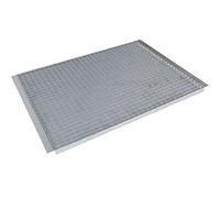 Balda para estantería para palets eurokraft pro, nivel de balda de rejilla, para longitud de soporte (2 unidades x 890 mm) 1825 mm