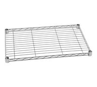 Balda para mesa rodante con rejilla de alambre L x A 760 x 460 mm