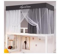 Baldaquín de cama para dormitorio, marco de cama con dosel, postes, marco de cama de 4 postes de esquina, dosel para litera, litera doble, cortinas de cama con dosel para litera s