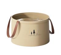 Balde : Silicona de de ingeniería con Mango ergonómico, Recipiente de retención de líquidos Horizontal, componente de Estabilidad Estructural Integrado, Unidad portátil | Cuidado de