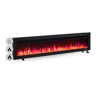 BALDERIA Agnes 60 Chimenea electrica Decorativa de Pared, Efecto Llama 3D | Calefaccion