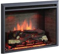BALDERIA Calida 33 - Chimenea eléctrica empotrable con Calefactor, Efecto crepitante