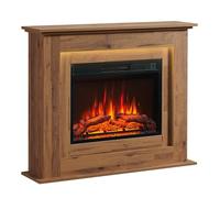 BALDERIA Finn - Chimenea electrica, Calefactor bajo Consumo Tipo Mueble Salon