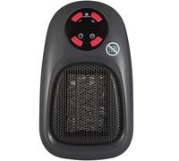 BALDERIA Plugin Heater SH500 | Ventilador calentador | Calefacción portátil | Con termostato, temporizador y control remoto | 2 niveles de ventilador | Para habitaciones de hasta 20 metros cuadrados