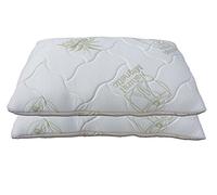 Baldiflex - Par de Almohadas/Cojines de Espuma viscoelástica, tamaño 72 x 42 cm, Altura de 15 cm, Aloe Vera