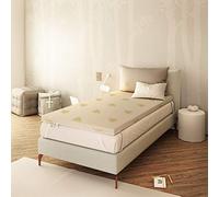 Baldiflex Topper Viscoelástico Fresco 80 x 190 h 6 - Aloe Vera y Malla Antideslizante, Adecuado para Cama