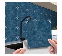 Baldosas adhesivas for suelo, mosaicos de PVC y pegatinas de pared, multicolor, paquete de 20 tamaños múltiples(Cry010,20pcs15x15cm)