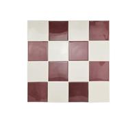 Baldosas adhesivas for suelo, pegatinas de pared de mosaico 3D, decoración contra salpicaduras de cocina, paquete multicolor de 10 o 30(Burgundy,30 PC)