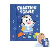 Baldosas de cálculo de fracturas magnéticas | Herramientas de enseñanza matemáticas y juegos educativos | Ayudas de cálculo de fracturas magnéticas para niños - Para el área de educación en el hogar