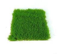 Baldosas de césped para diseño de suelo de jardín de hadas, superficies de césped y construcción de escenas de naturaleza, material plástico impermeable (verdeA)