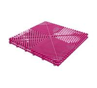 Baldosas de Suelo Garaje entrelazadas plástico PP con Drenaje ventilado(Purple,400(10carton))