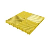 Baldosas de Suelo Garaje entrelazadas plástico PP con Drenaje ventilado(Yellow,400(10carton))