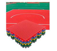 Baldosas entrelazadas de 30,4 cm para exteriores, azulejos modulares duraderos y antideslizantes para canchas de baloncesto, patios y cubiertas, solución de suelo cómoda y resistente a la intemperie