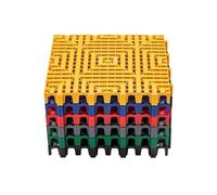 Baldosas Entrelazadas For Suelo De Garaje, Alfombrillas Antideslizantes De Drenaje, Suelo Acolchado For Lavadero De Coches Exterior, For Uso Interior Y Exterior, 40 X 40 X 4 Cm(4 Pieces)