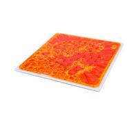 Baldosas Sensoriales Líquidas 3D - Almohadillas Texturizadas para Entrenamiento de Integración Sensorial, Base Antideslizante para Pikler y Suelos de Salas de Juegos(Orange)