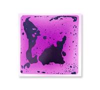 Baldosas Sensoriales Líquidas para Suelo - Alfombra Duradera & Antideslizante, 12 * 12 Pulgadas - Decoración Hogar (Purple-Black,12 * 12in)