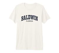 Baldwin Florida Vintage Athletic Sports Design Camiseta Premium