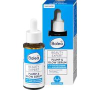 Balea Beauty Expert Plump & Glow Serum, 0,3% poliglutamina + 2% ácido hialurónico, 1,5% cafeína, sin perfume, 30 ml