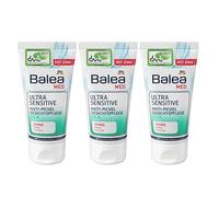 Balea Med Ultra Sensitive Anti-Pickel Cuidado facial con Cica (sin perfume, parabenos y colorantes), 3 unidades (3 x 50 ml) = 150 ml