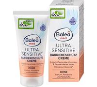 Balea Med Ultra Sensitive Barrera, Crema facial con complejo de ceramida triple y pantenol, sin perfume, para pieles sensibles, equilibrio microbioma 50 ml