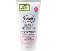 Balea Med Ultra Sensitive - Crema facial con 7% de urea y pantenol, para pieles muy sensibles y secas, sin perfume, equilibrio de microbiomas, 50 ml