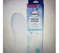 Balea Plantillas frescas, color blanco, talla 36-38 (8 pares), 16 unidades