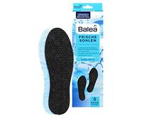 Balea - Plantillas frescas negras tamaño 39-41 - 8 pares/16 piezas