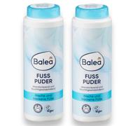 Balea - Polvo para pies desodorizante y antihumedad, 2 x 100 g para pies frescos y secos