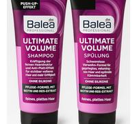 Balea Professional - Champú Ultimate Volume (250 ml) + Acondicionador Ultimate Volume (200 ml) + Adhesivo PurLife