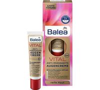 Balea VITAL - Crema antifatiga para ojos 5 en 1 - Ayuda a reducir las líneas, arrugas, hinchazón y sombras (15 ml) - Para pieles maduras de 40 a 60 + (no probado en animales).