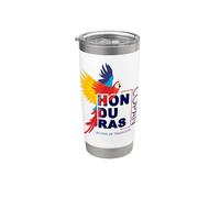 Baleada Honduran Souvenir Honduras Indio Lempira Catracho Vaso térmico de acero inoxidable de doble pared
