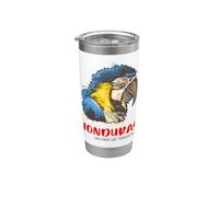 Baleada Honduran Souvenir Honduras Indio Lempira Catracho Vaso térmico de acero inoxidable de doble pared