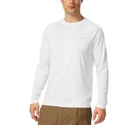 baleaf Camiseta de Manga Larga para Hombre, protección UV, protección Solar UPF 50+ 02-Manga Larga-Blanco 3XL