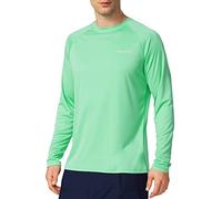 baleaf Camiseta de Manga Larga para Hombre, protección UV, protección Solar UPF 50+ Sealgas Verdes XL