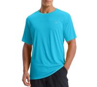 baleaf Camiseta de natación para hombre con protección UV UPF 50+, camiseta de entrenamiento, camiseta funcional, secado rápido, gimnasio, azul oscuro, 3XL