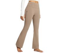 baleaf Pantalones térmicos con bolsillos para mujer, leggings acampanados de cintura alta, pantalones térmicos de bota, pantalones de sudor para invierno, pantalones de yoga, XXL
