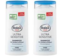 Baleamed Ultra Sensitive Champú o mar muerto para cuero cabelludo sensible, sin perfume ni siliconas, con glicerina y pantenol (Ultra Sensitive)