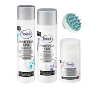 BaleaPROFESSIONAL Molecular Care - Kit de cuidado del cabello: champú Molecular Care, 250 ml + acondicionador Molecular Care, 200 ml + Mascarilla para el pelo de 50 ml + Cepillo para el cuero