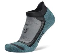 Balega Unisex Blister Resist No Show Calcetines Para Correr, Gris/Azul, Large, EU Talla 43-45.5