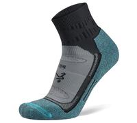 Balega Unisex Blister Resist Quarter Calcetines Para Correr,Gris/Azul, Small, EU Talla 36-39.5