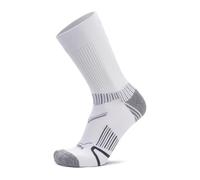 Balega Enduro Crew Calcetines De Correr Atléticos Para Hombres Y Mujeres (1 Par) - Acolchadas, Transpirables, Absorbentes, Punta Sin Costuras, Blanco, Talla L (EU 43-45.5)