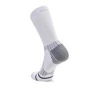 Balega Enduro Crew Calcetines De Correr Atléticos Para Hombres Y Mujeres (1 Par) - Acolchadas, Transpirables, Absorbentes, Punta Sin Costuras, Blanco, Talla M (EU 40-42,5)