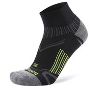 Balega Enduro Quarter Calcetines De Correr Atléticos Para Hombres Y Mujeres (1 Par) - Acolchadas, Transpirables, Absorbentes, Punta Sin Costuras, Negro, Talla M (EU 40-42,5)