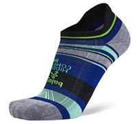 Balega Hidden Comfort Performance No Show Athletic Running Socks (1 Pair) Calcetines Deportivos de Rendimiento para Hombre y Mujer, Negro/Azul, S Unisex Adulto