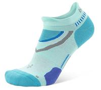 Balega Ultraglide Cushioning Performance No Show Athletic Running Socks (1 Pair) Calcetines para Correr para Hombre y Mujer, Azul Claro y Azul Lago, M