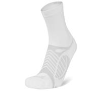 Balega Ultralight Crew Calcetines para Correr para Hombres y Mujeres (1 Par) - Ajuste Ergonómico, Absorbente de Humedad, Transpirable, Punta Sin Costuras, Blanco, Talla L (EU 43-45.5)
