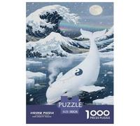 Balena Puzzle 1000 Piezas Desafíos Difíciles Juguetes Resistentes A La Presión Familiar Regalos para Mujeresregalos para Hombres para Adultos Y Niños 38x26cm/1000pcs