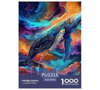 Balena Puzzle 1000 Piezas Entretenimiento Creativo Regalo Diversión Decoración del Rompecabezas Juguetes Desafiantes Adultos Y Niños A Partir De 12 Años 70x50cm/1000pcs